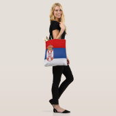 Coole Flagge Serbiens Tasche (Am Model)