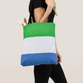 Coole Flagge Sierra Leones Tasche (Von Nahem)