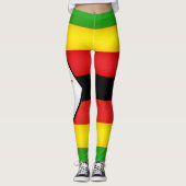 Coole Flagge Simbabwes Leggings (Vorderseite)