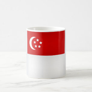 Coole Flagge Singapurs Kaffeetasse