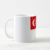 Coole Flagge Singapurs Kaffeetasse (Links)