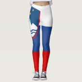 Coole Flagge Sloweniens Leggings (Vorderseite)
