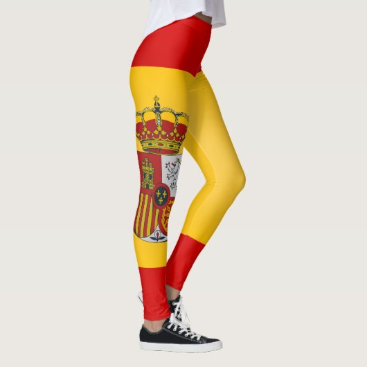 Coole Flagge Spaniens Leggings (Rechts)