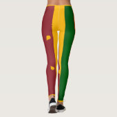Coole Flagge Sri Lankas Leggings (Rückseite)