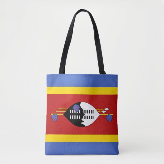 Coole Flagge Swasilands (Eswatini) Tasche (Vorderseite)
