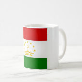 Coole Flagge Tadschikistans Kaffeetasse (VorderseiteRechts)