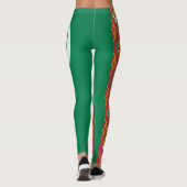 Coole Flagge Turkmenistans Leggings (Rückseite)