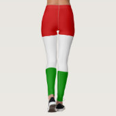 Coole Flagge Ungarns Leggings (Rückseite)
