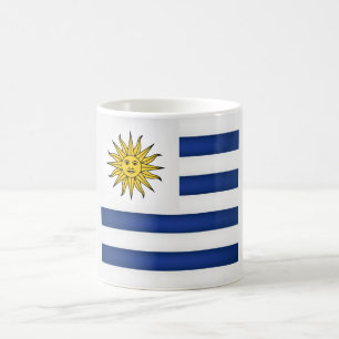 Coole Flagge Uruguays Kaffeetasse