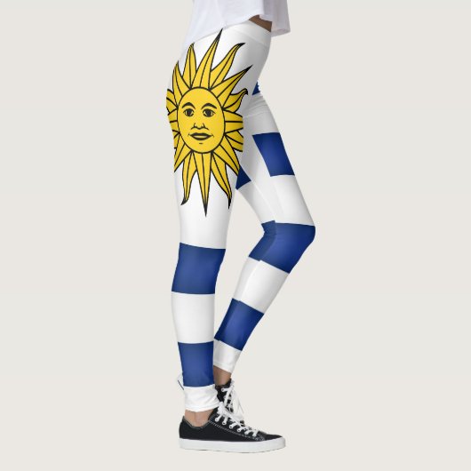 Coole Flagge Uruguays Leggings (Rechts)