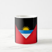 Coole Flagge von Antigua und Barbuda Kaffeetasse (Mittel)