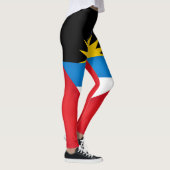 Coole Flagge von Antigua und Barbuda Leggings (Rechts)