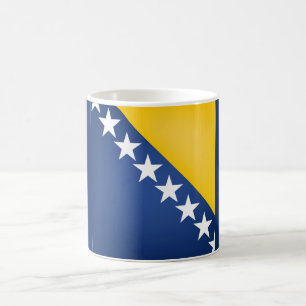 Coole Flagge von Bosnien und Herzegowina Kaffeetasse