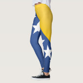 Coole Flagge von Bosnien und Herzegowina Leggings (Links)