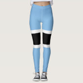 Coole Flagge von Botswana Leggings (Vorderseite)