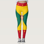 Coole Flagge von Grenada Leggings (Vorderseite)