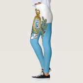 Coole Flagge von San Marino Leggings (Links)