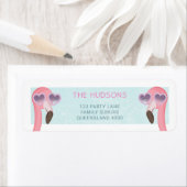 Coole Flamingo-Sonnenbrille tragen (Insitu)