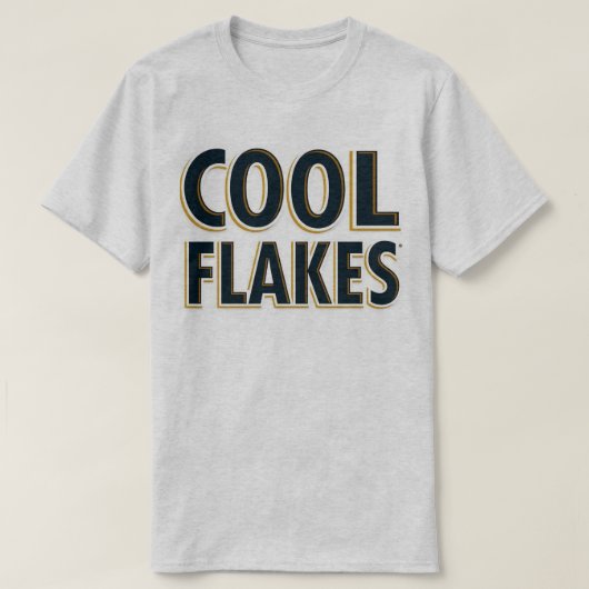 coole Flocken T-Shirt (Design vorne)