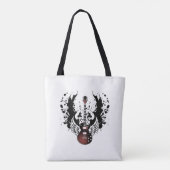 Coole Flügelgitarre Rock Music Rockabilly Musiker Tasche (Rückseite)