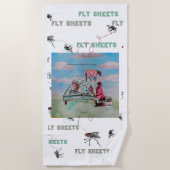 COOLE FLY SHEETS-GESCHICHTE STRANDTUCH (Vorderseite)