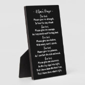 Coole Foto-Plaque mit Easel-Geschenk Fotoplatte (Seite)