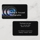 Coole Fotograf-Geschäfts-Karten Visitenkarte (Vorne/Hinten)