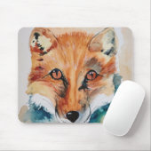 Coole Fox-Aquarellbilder Mousepad (Mit Mouse)