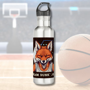 Coole Fox-Geschenke für Basketball-Liebhaber Coach Edelstahlflasche