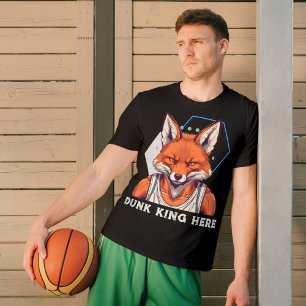 Coole Fox-Geschenke für Basketball-Liebhaber Coach T-Shirt