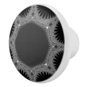 Coole Fraktal Fronds Knob Keramikknauf (Rechts)