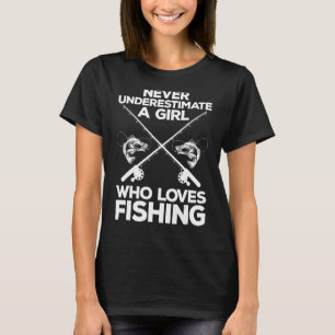 Coole Frauenfischerei T-Shirt