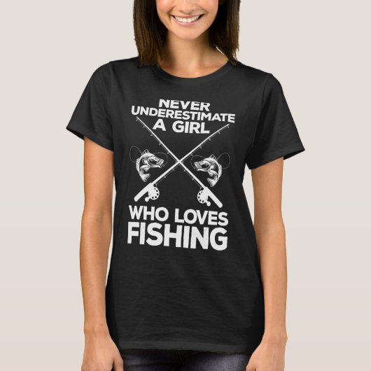Coole Frauenfischerei T-Shirt (Vorderseite)