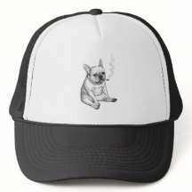 Coole Frenchie-Trucker-Mütze
