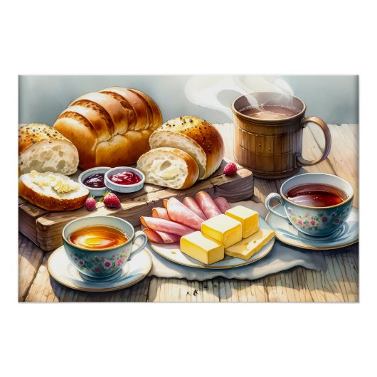 Coole Fresken Brot Brot Brot Brot Brot Plakat Poster (Vorderseite)