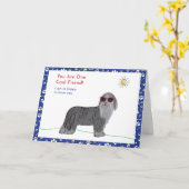 Coole Freundhundekarte Karte (Gelbe Blume)