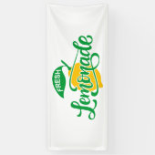 coole, frische Zitronenkunst Banner (Vertikal)