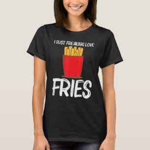 Coole Fritten für Männer Schnelle Mahlzeiten Snack T-Shirt