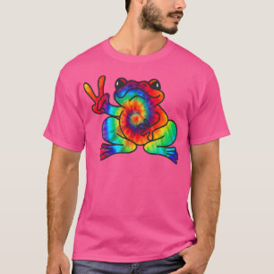 Coole Frosch-Gefärbte Krawatte für Jungen und Mädc T-Shirt