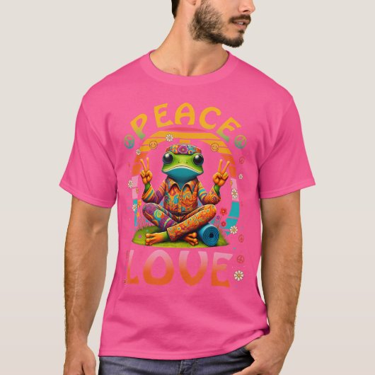 Coole Frosch-Gefärbte Krawatte T-Shirt (Vorderseite)