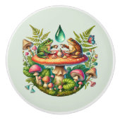 Coole Froschtiere Keramikknauf (Vorderseite)