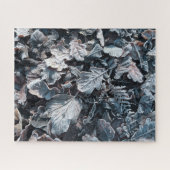 Coole frostige Blätter Puzzle (Horizontal)
