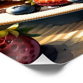 Coole Frühstücksartikel Poster (Ecke)