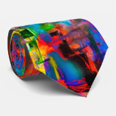 Coole Funky Angesagte Künstlerische Creative Moder Krawatte (Gerollt)