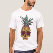 Coole Funky Geek-Ananas-miserabele T-Shirt (Vorderseite)