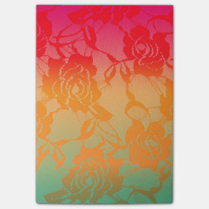 Coole Funky Summer Colorent Gradient Post-it Klebezettel