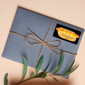 Coole Funny Hot Dog Neuheit Rücksendeadresse Adressaufkleber