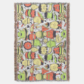 Coole Funny Monsters Decke (Vorderseite Vertikal)