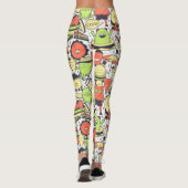 Coole Funny Monsters Leggings (Rückseite)