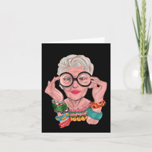 Coole Funny Oma Großmutter Stilvolle Geschenksomme Karte
